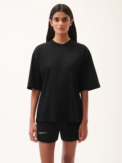 Pangaia Dna Oversized T-shirt In Black