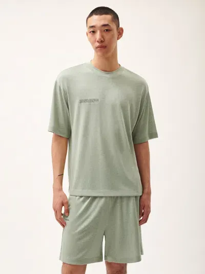 Pangaia Mens Dna Frutfiber T-shirt In Moss Green