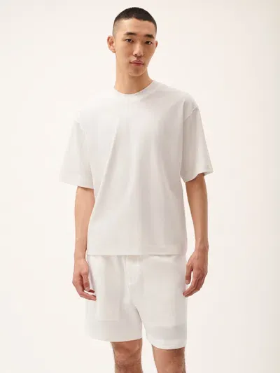 Pangaia Mens Dna Oversized T-shirt In Off-white