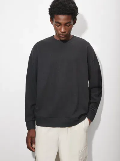 Pangaia Mens Recycled Wool Jersey Oversized Sweater In Black