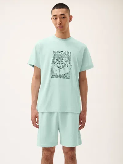 Pangaia Mens White Rhino Hope T-shirt In Blue