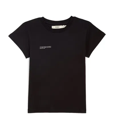 Pangaia Kids' Organic Cotton 365 T-shirt In Black