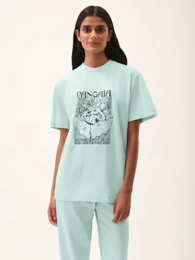 Pangaia White Rhino Hope T-shirt In Blue