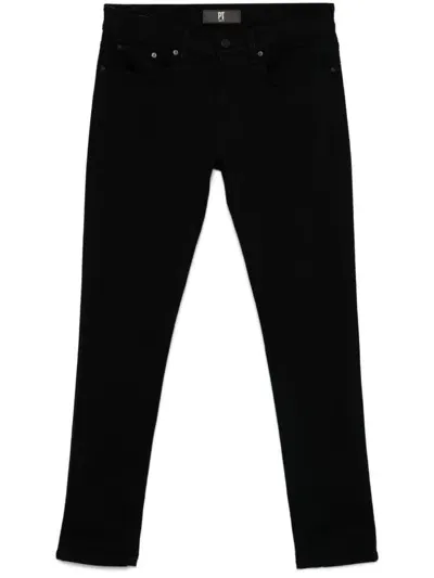 Pantaloni Torino Rock Skinny Jeans In Black