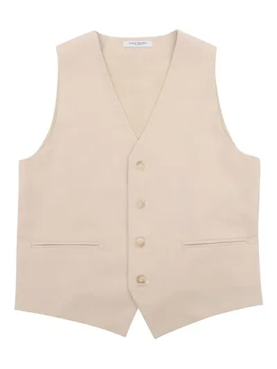 Paolo Pecora Kids' Beige Waistcoat