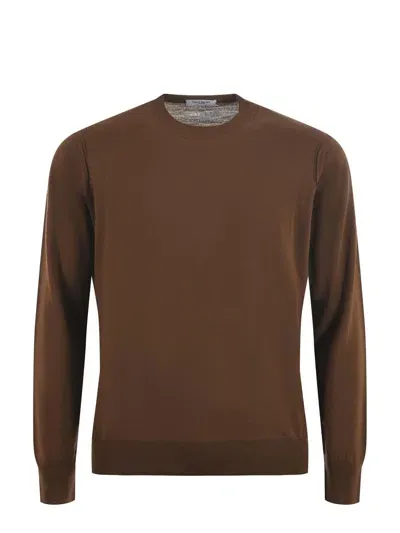 Paolo Pecora Sweaters Brown