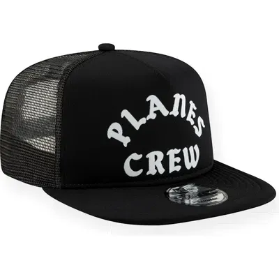 Paper Planes Planes Crew 9fifty Trucker Hat In Black