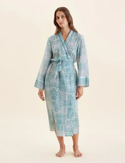 Papinelle Amira Maxi Robe In Crystal Blue