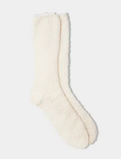 Papinelle Cozy Bed Socks In Ecru In Neutral