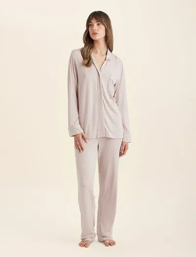 Papinelle Kate Modal Soft Full Length Pj In Mushroom