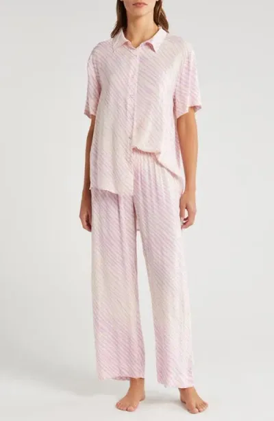 Papinelle Tatiana Lenzing™ Ecovero™ Viscose Pajamas In Ballet Pink