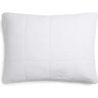 Parachute Linen Box Quilted Sham Set In White