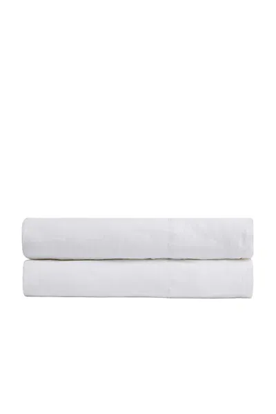 Parachute Linen Fitted Sheet In White