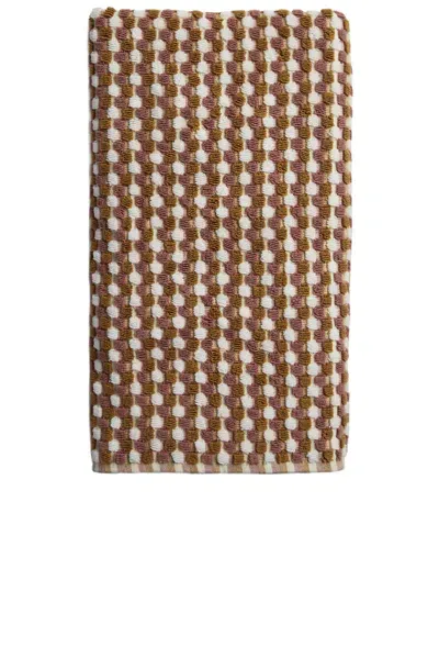 Parachute Organic Mosaic Bath Towel In Brown