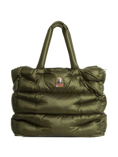 Parajumpers Hollywood Shopper Padded Bag In Green