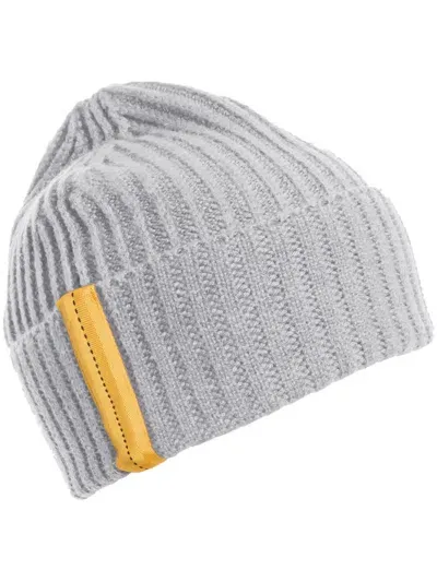 Parajumpers Merino Wool Beanie Hat In Grey