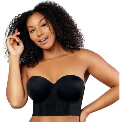 Parfait Elissa Full Busted Strapless Bustier In Black