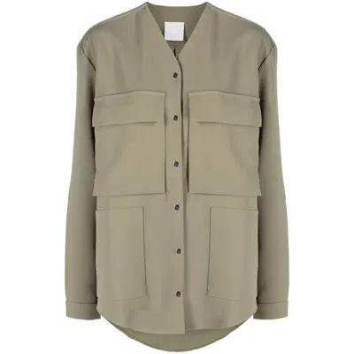 Paris Georgia Khaki Dylan Shirt In Green