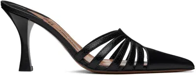 Paris Texas Black Nadia Mules