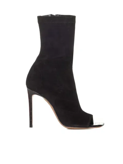 Paris Texas Boots In Off Black