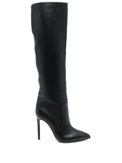 Paris Texas 110mm Knee-high Stiletto Boots In Black