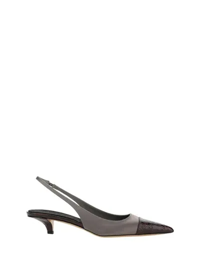 Paris Texas Miranda Pumps In Rouge Noir/ash