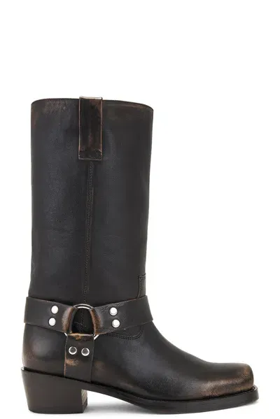 Paris Texas Nappa Leather Roxy Boot In Black