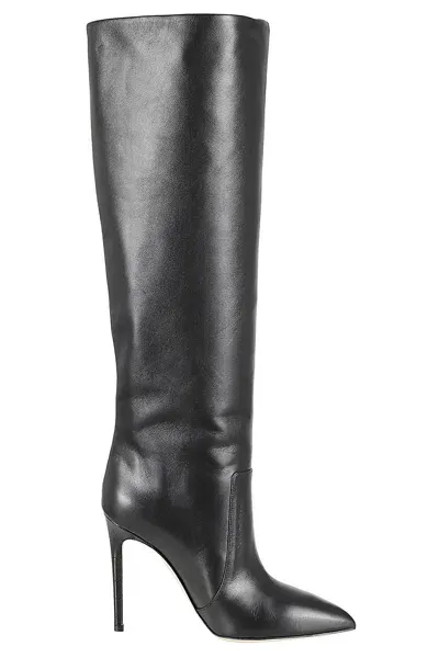 Paris Texas Stiletto Boot In Black