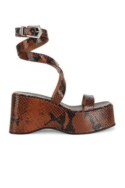 Paris Texas Vicky 80 Sandal Heel In Brown