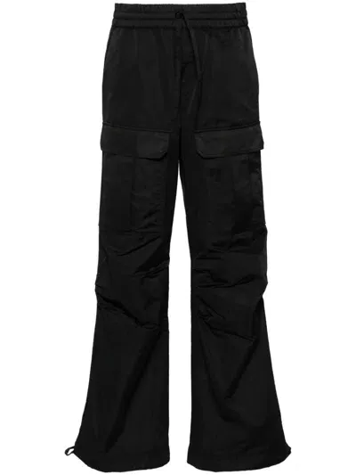 P.a.r.o.s.h Drawstring Cargo Pants In Black