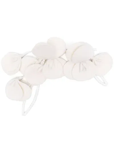 P.a.r.o.s.h Flower Hair Pin In White