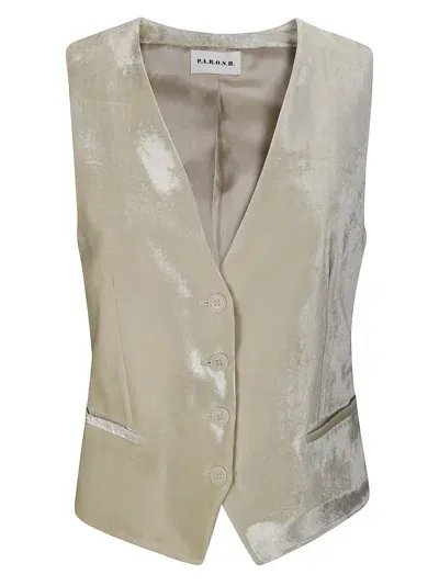 P.a.r.o.s.h Gilet In Neutrals