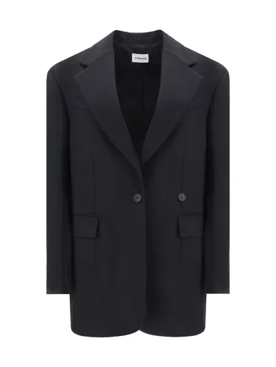 P.a.r.o.s.h Liliuxy24 Blazer Jacket In Black  