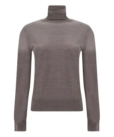 P.a.r.o.s.h Linfa24 Roll-neck Sweater In Brown