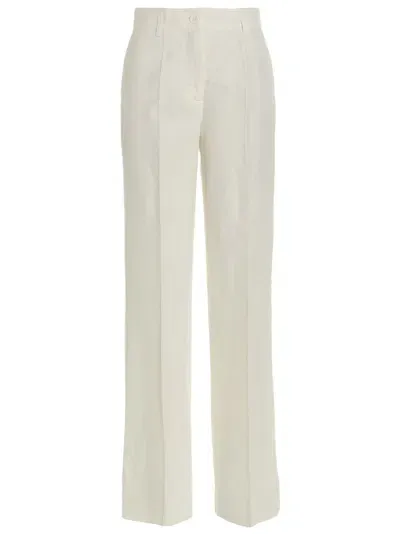 P.a.r.o.s.h Loose Leg Pants In White