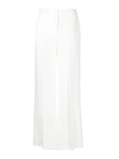 P.a.r.o.s.h Linen Pants In White