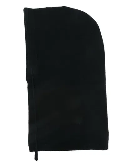 P.a.r.o.s.h Ribbed Balaclava In Black