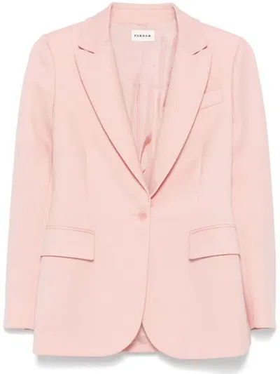 P.a.r.o.s.h Single-breasted Blazer In Pink