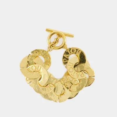 Patou Antique Coins Bracelet In Gold