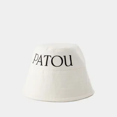 Patou Bucket Hat In White