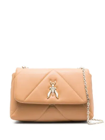 Patrizia Pepe Fly Cross Body Bag In Neutral