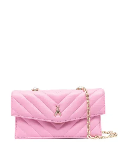 Patrizia Pepe Fly Shoulder Bag In Pink