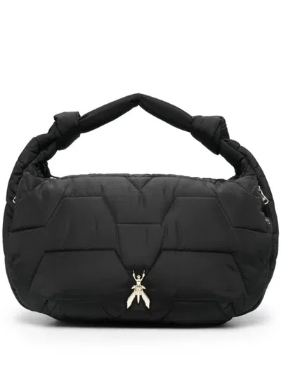 Patrizia Pepe Quilted Shoulder Bag In Black