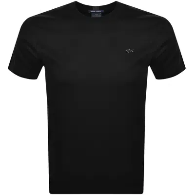 Paul &amp; Shark Paul And Shark Aqua Interlock T Shirt Black