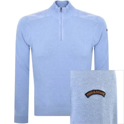 Paul &amp; Shark Paul And Shark Logo Knit Jumper Blue