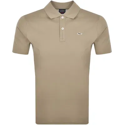 Paul &amp; Shark Paul And Shark Polo T Shirt Khaki