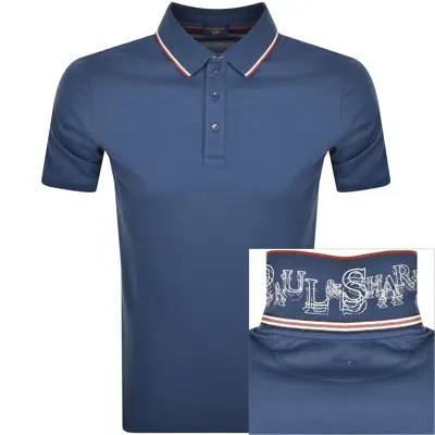 Paul &amp; Shark Paul And Shark Short Sleeved Polo T Shirt Blue