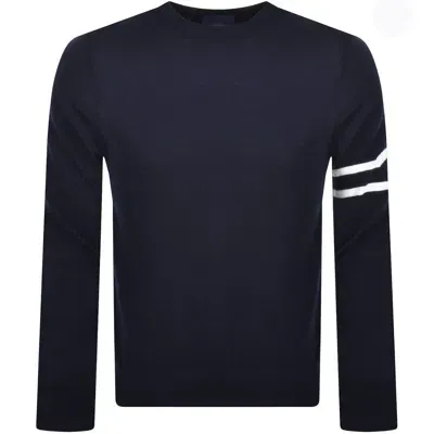 Paul &amp; Shark Paul And Shark Wool Crew Neck Knit Jumper Navy