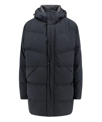 Paul &amp; Shark Re-4x4 Save The Sea Down Jacket In Black