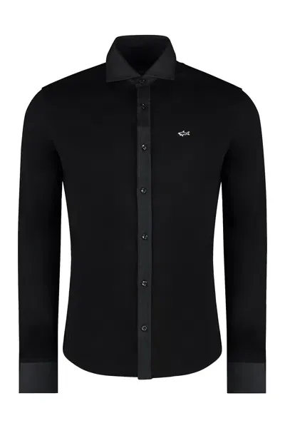 Paul&amp;shark Cotton Shirt In Black